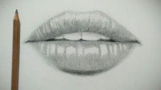 鉛筆画 口の描き方唇の描き方 How To Draw A Mouth Youtube