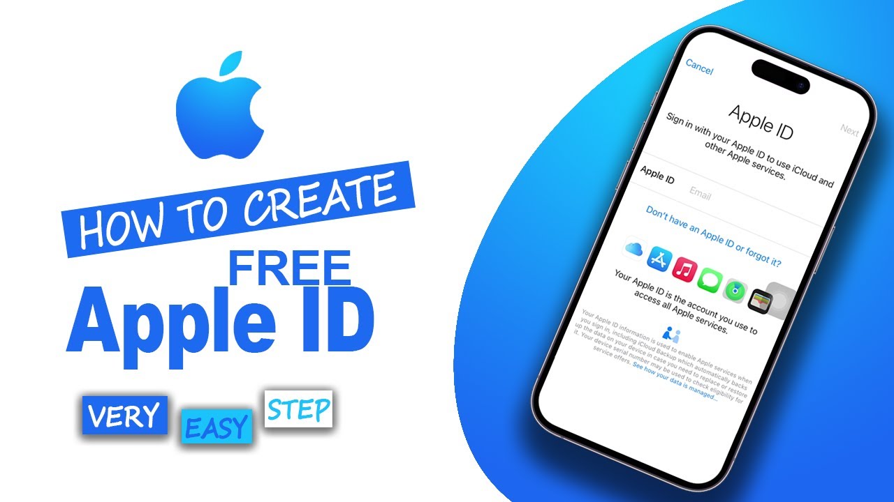 HOW TO CREATE APPLE ID HOW TO MAKE NEW APPLE ID YouTube how-to-create-apple-id-how-to-make-new-apple-id-youtube