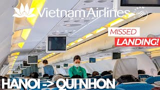Turbulence Aborted Landing On Vietnam Airlines A321 Hanoi To Qui Nhon Full Trip Report In 4K
