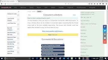 How to stop a running thread in Java? | javapedia.net