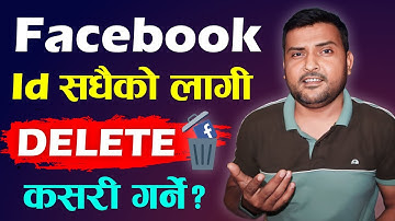 Facebook Id/Profile Kasari Delete Garne? How To Delete Facebook Account Permanently 2024 | Techno Kd