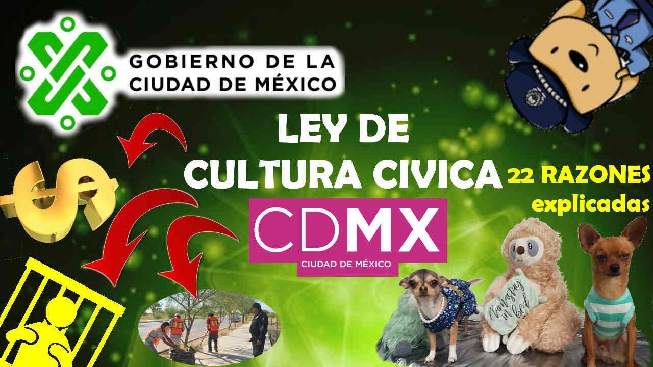 NUEVA LEY DE CULTURA CIVICA CDMX YouTube NUEVA LEY DE CULTURA CIVICA CDMX YouTube