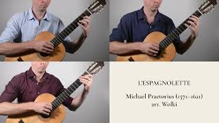 L’Espagnolette – Michael Praetorius | 3-Part Guitar Ensemble