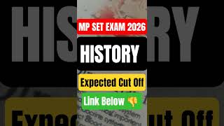 MP SET Cut Off 2026 🔥 Category Wise Expected Cut Off | MPSET History Cutoff &amp; Latest Update 2026