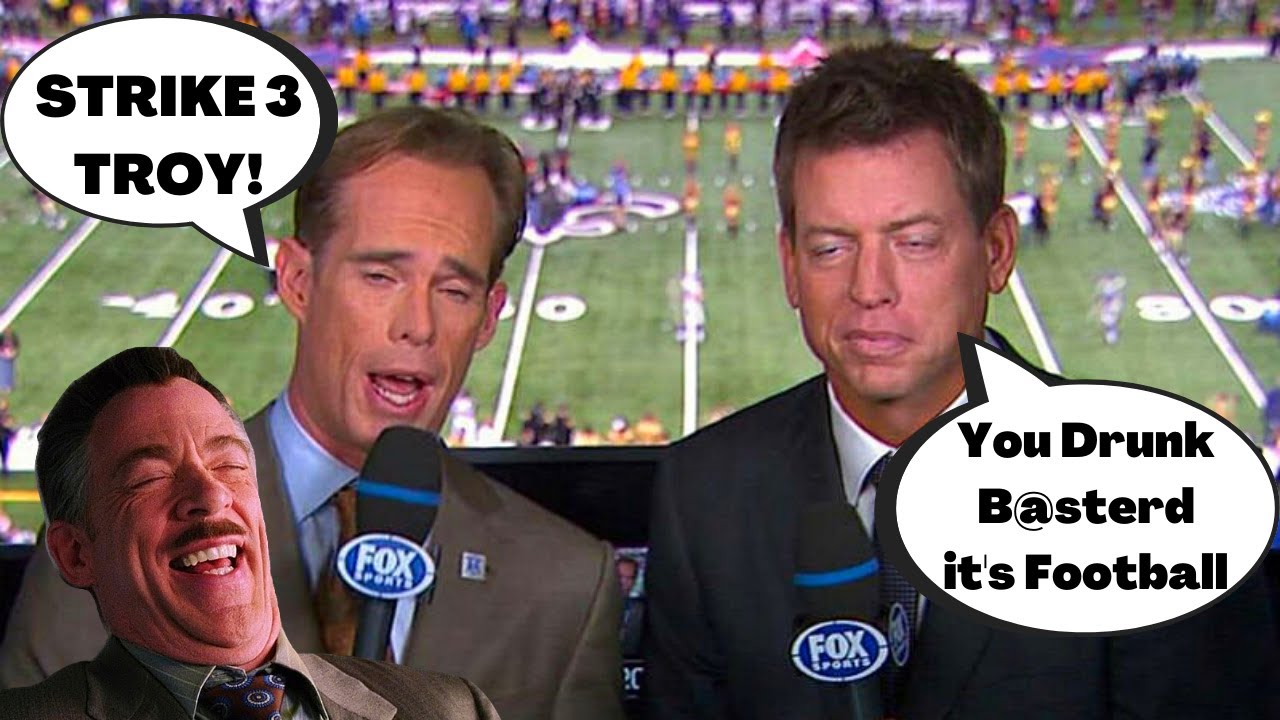 FOX S Joe Buck Troy Aikman Admit To DRINKING In The NFL Booth During