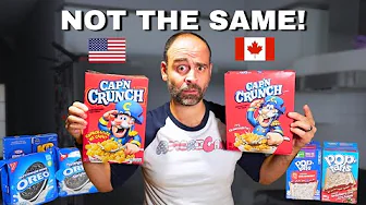 American vs. Canadian Cereal, Oreo’s and Pop Tarts Taste Test