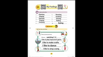 EE UNIT-10 MY FEELINGS 2025-2026 MOTTU WORK BOOK ANSWERS