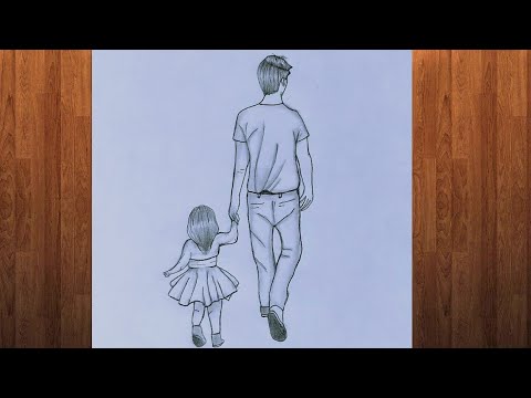25 Easy Family Drawing Ideas - Cute Family Sketch and Art