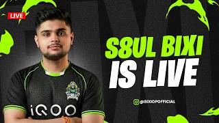 Conqueror RANK PUSH 🔥 BGMI LIVE | S8UL BIXI is Live screenshot 2
