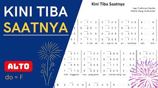 KINI TIBA SAATNYA (Versi ALTO) – Lagu Natal Paduan Suara | Auld Lang Syne - Choir Practice