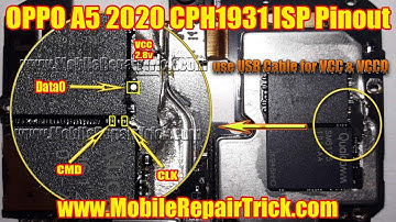 Oppo A5 2020 Isp Pinout | Oppo CPH1931 Isp Pinout | Oppo A5 2020 CPH1931 Isp Pinout | oppo unlocking