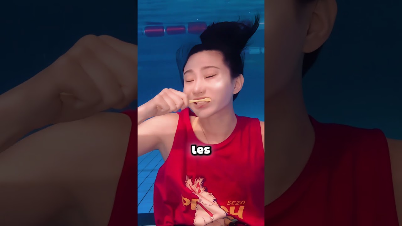 Elle s'est entraînée jusqu'à apprendre à nager 🥹🏊‍♀️
