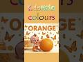 Learn Colors 🟠 Orange Song for Kids | Kidomelo TV #Shorts