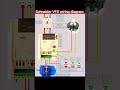 🛠️Schneider VFD wiring diagram #vfd connection with motor 🛵#technical video #youtube shorts