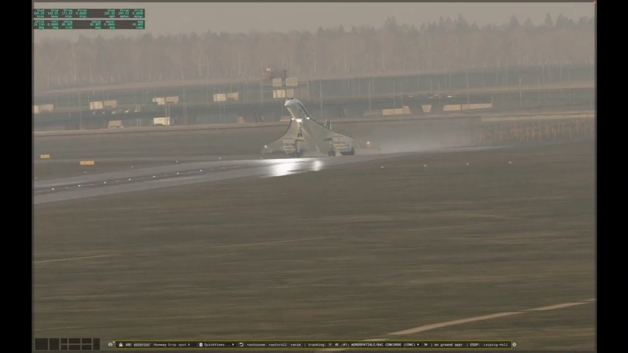 CONCORD flight from Munich International Airport to Leipzig/Halle Airport, Germany. [Xplane12]