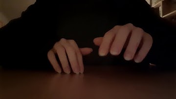 asmr fast table tapping & scratching (lofi, no talking after intro)