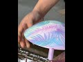Metallic structure, floral elegance, water transfer printing process integrated