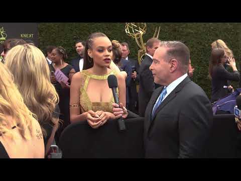 Reign Edwards Interview - The Bold and the Beautiful - 45th Annual Daytime Emmy Awards Red Carpet