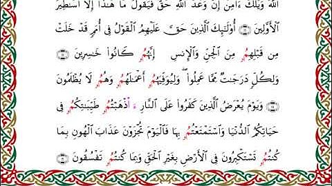سورة الأحقاف  برواية قنبل عن ابن كثير ـ  الشيخ أحمد ديبان
