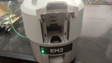 Connect entrust em2 id card printer to computer network using LAN