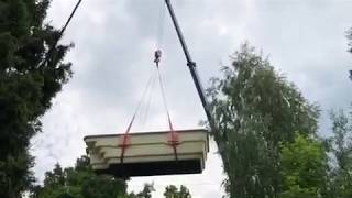 видео Павильон для бассейна Равена | Строительство бассейнов - ООО Баском