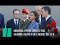 Abucheos a Pedro Sánchez tras saludar a Felipe VI en el desfile del 12-O