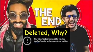 #deletedcarryminativideo #carryminativideodeleted #vstiktokdeleted
deleted! why carryminati vs tiktok video deleted? | ने
क्यों...