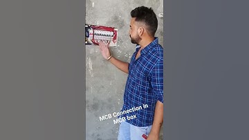MCB Connection || MCB box #trending #viral #shorts #electrical #work #Rk.electeach