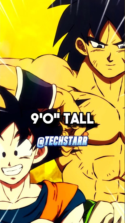 All HEIGHTS In Dragon Ball Super #dragonballsuper #shorts