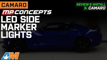 2016-2022 Camaro MP Concepts LED Side Marker Lights; Smoked Review & install