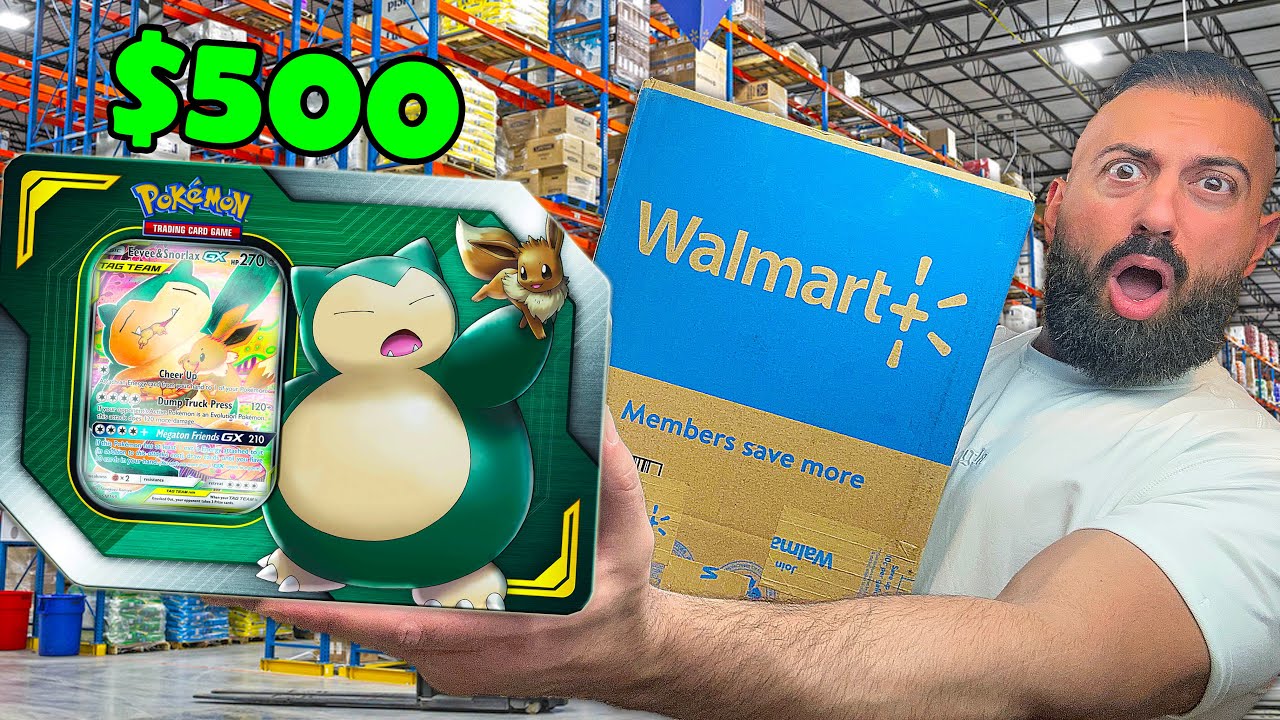 Покупки карточек с покемонами в Walmart Warehouse! (Сумасшедшие находки)