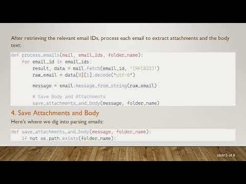 Extracting the Body of Multipart Emails and Saving Attachments Using Python IMAP
