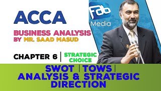 Strategic choices Analysis and strategic direction| Business Analysis Chapter 06|