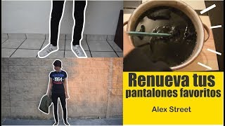 COMO PINTAR UN PANTALON NEGRO