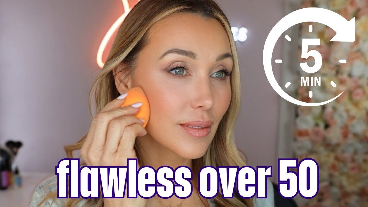 How to Get FLAWLESS FOUNDATION in Just 5 Minutes | over 50 - YouTube