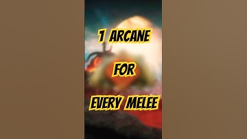 THE ONLY MELEE ARCANE WORTH BUILDING 99% OF THE TIME! (Unfortunately)