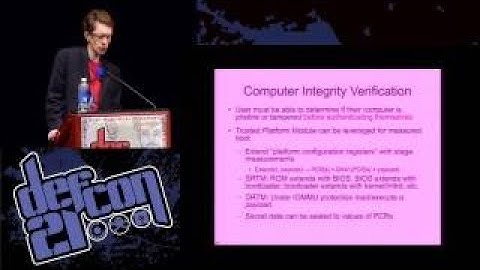 Defcon 21 A Password is Not Enough: Why Disk Encryption is Broken and How We Might Fix It