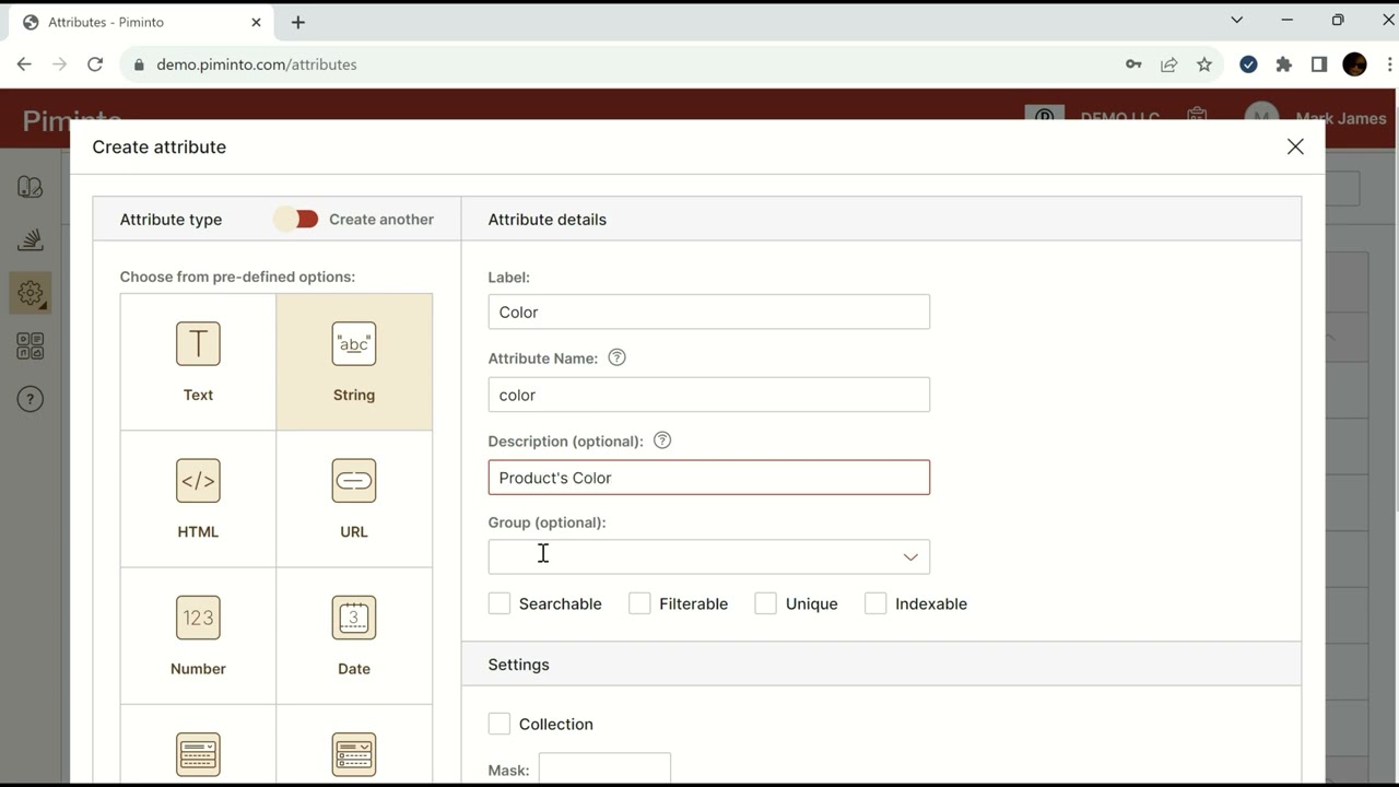 How to add attributes to the PIM