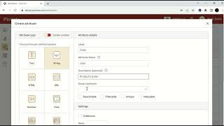 How to add attributes to the PIM