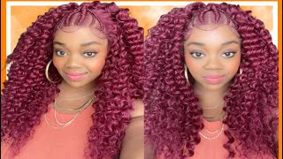 New! Nutique illuze 13x4 lace braided water deep 24 wig