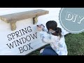 WINDOW BOX DIY | LANDSCAPE AND DECORATE WITH ME | Bloom Creative Co.