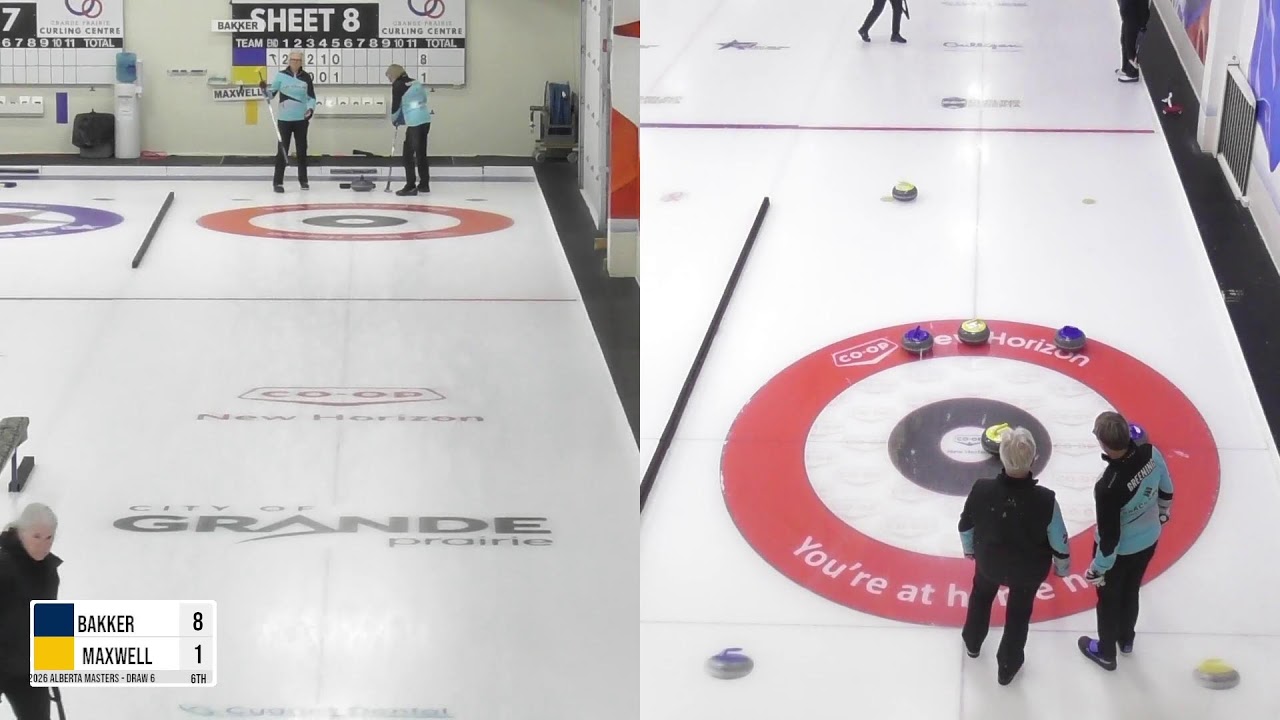 Draw 6 Curling Alberta Kananaskis Nordic Spa Alberta Masters Championship