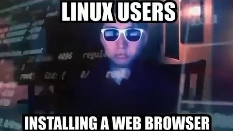 Linux Users Installing A Web Browser