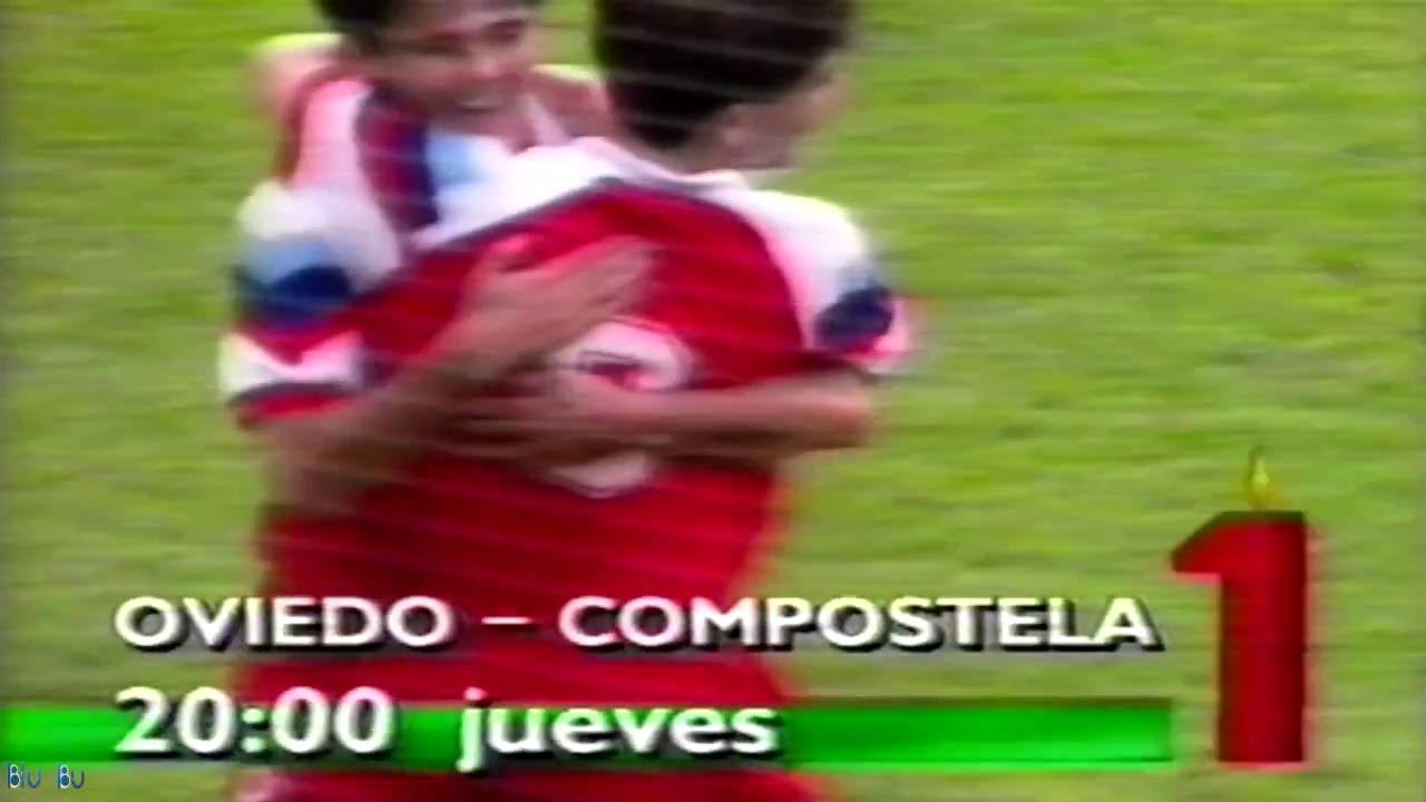 Anuncio partido futbol Oviedo-Compostela (programacion TVE enero-1995) fútbol de guatemala