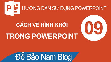 Cách vẽ hình trong Powerpoint, vẽ hình 3D trong Powerpoint