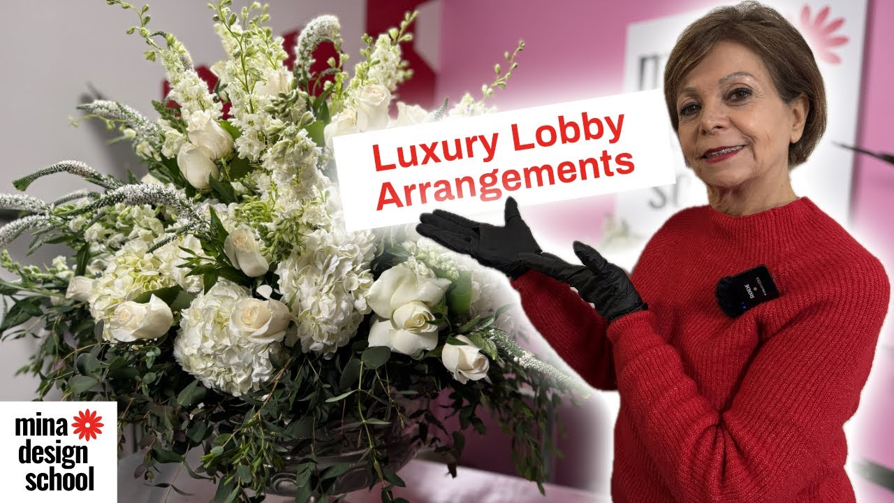 Luxury Lobby Arrangements (DIY Floral Design)