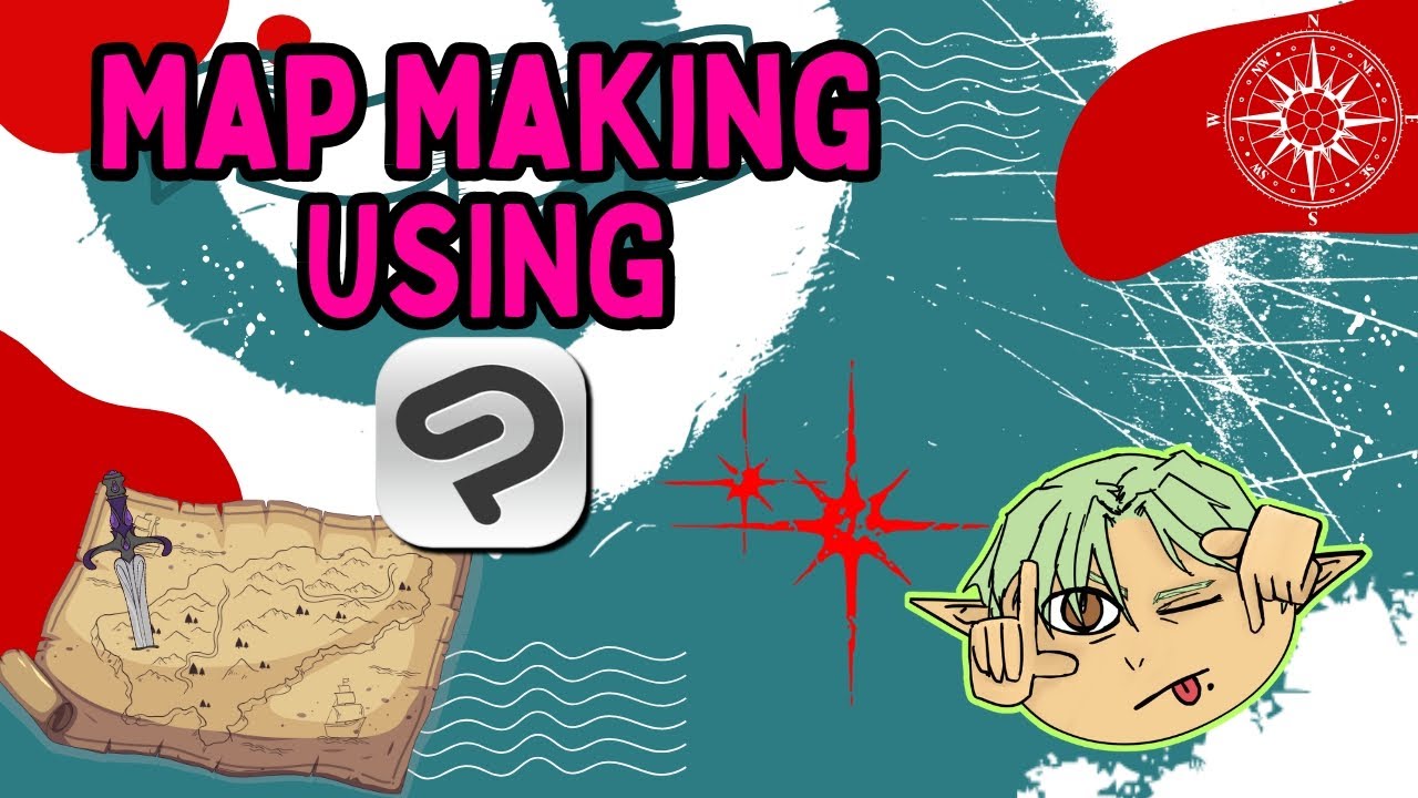 Making a Fantasy Map in Clip Studio - YouTube