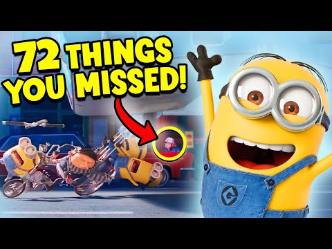 72 Things You Missed In Minions The Rise Of Gru