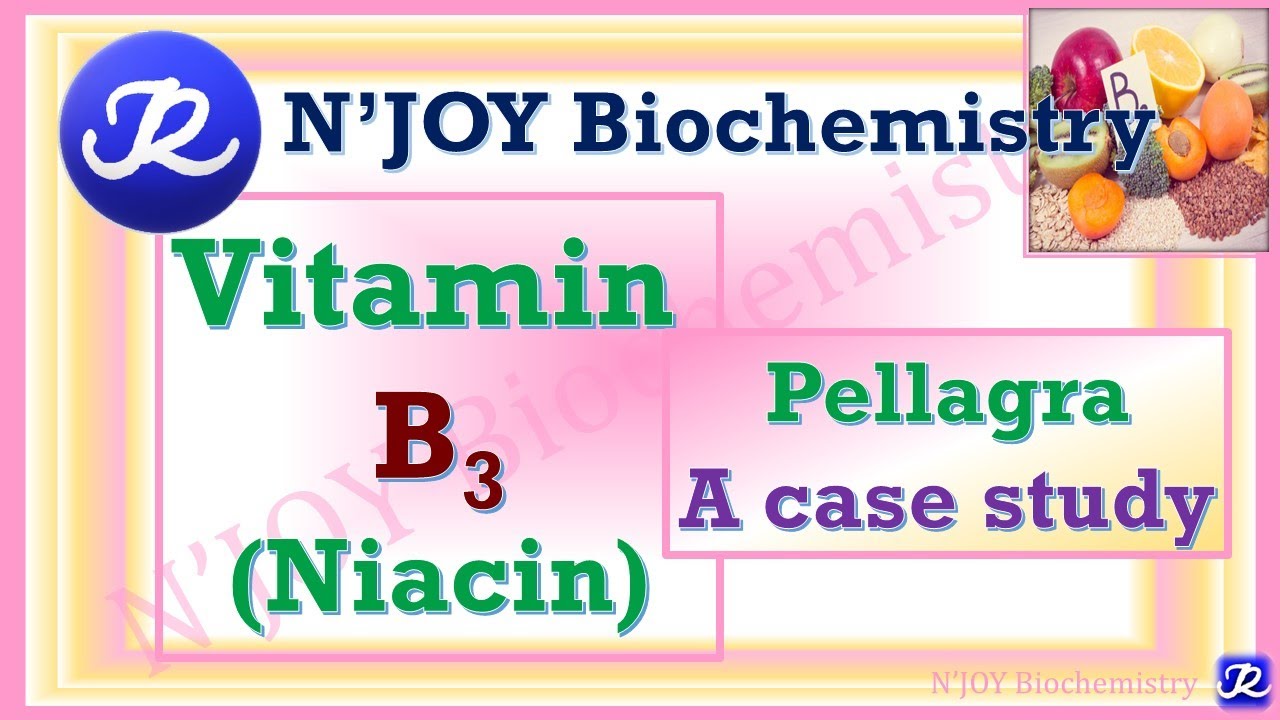 Outline Video 9: Vitamin B3- Niacin| Water Soluble Vitamins| Vitamins| Biochemistry| @NJOYBiochemistry