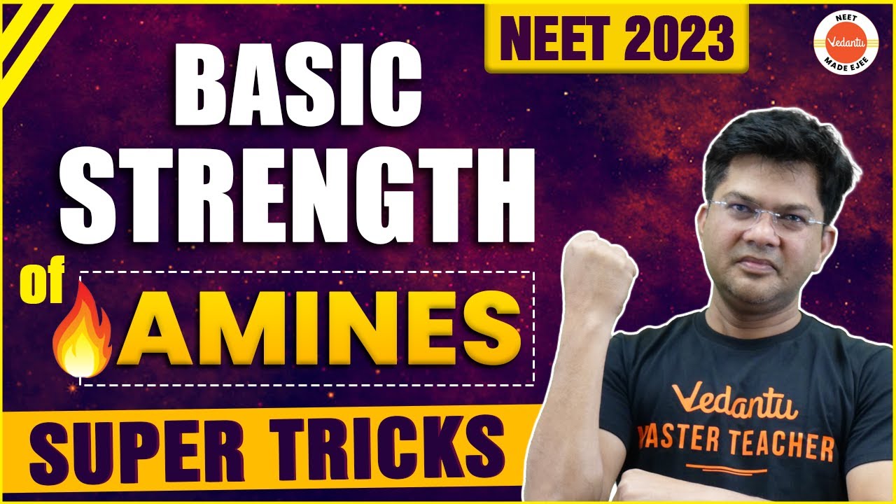 Amines - Basic Strength of Amines | Amines Organic Chemistry Class 12 | Chapter 13 | NEET 2023 | HSP